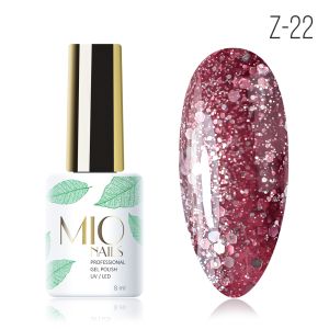 Гель-лак MIO Nails Z-22. Карнавальное платье, 8 мл. - NOGTISHOP