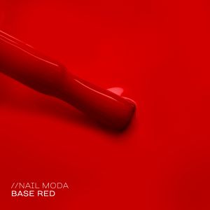 База NAIL MODA Red, 15 мл - NOGTISHOP