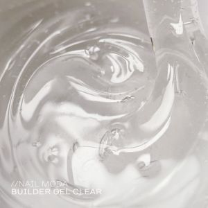 Моделирующий гель BUILDER GEL Clear NAIL MODA, 30 г - NOGTISHOP