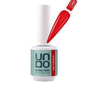 UNO, HEMA FREE, Гель-лак 2404 Красное сияние - Aurora Red, 10 г - NOGTISHOP