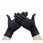 Перчатки нитриловые Черные, размер "XL", 1 пара